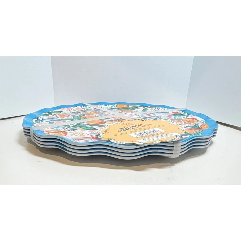 Samba New Set of 4 Melamine Dinner Plates 10.8